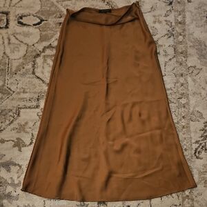 Olivaceous Tan A-Line Skirt